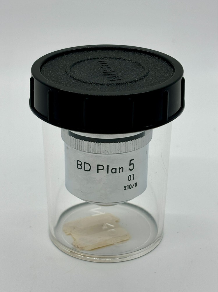 NIKON BD PLAN 5x 0.1 210/0 Microscope Objective Japan