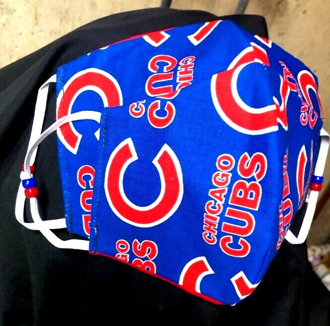 Chicago Cubs Reversible Cotton Face mask (handmade)