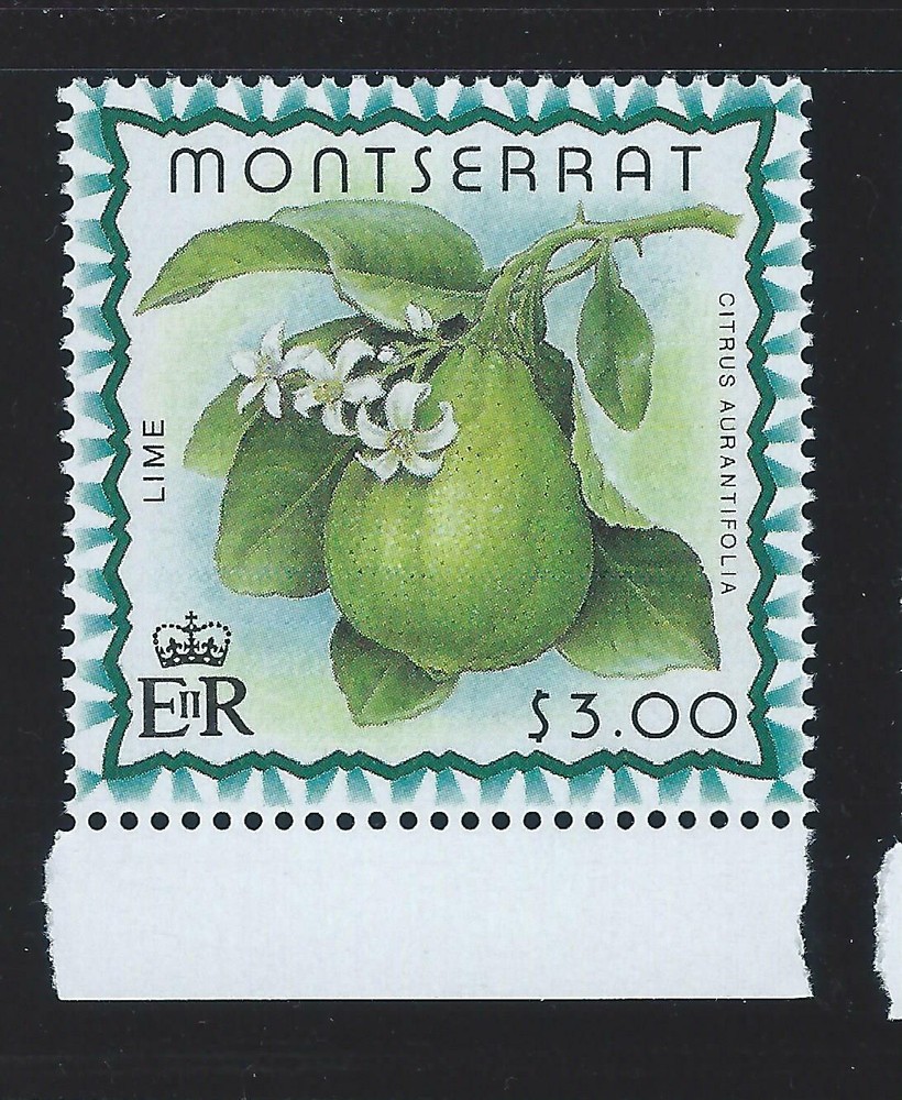 Montserrat Sc 984-88a Fruit Mango, Breadfruit, Papaya, Lime, Akee