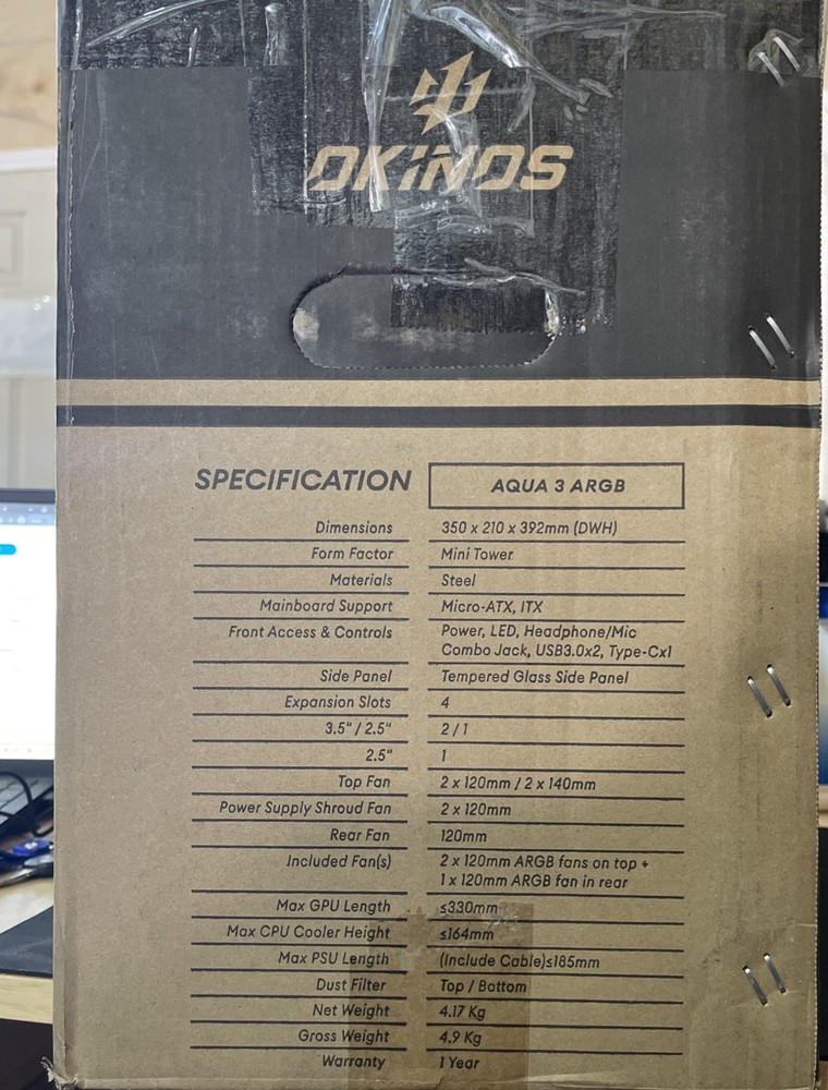 Okinos Aqua 3 ARGB Mini Tower Case