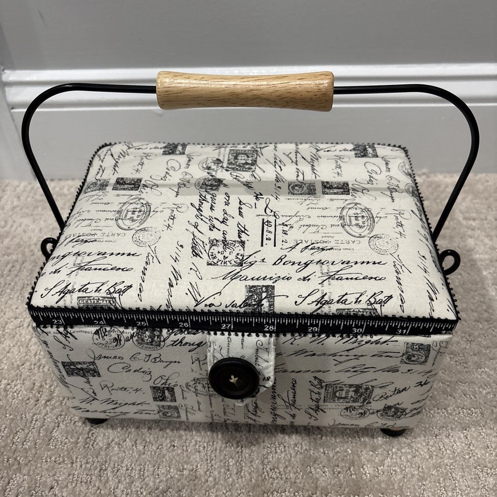 EUC Sewing Box With Tray