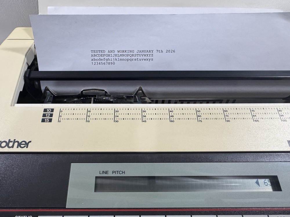 Brother Correctronic 360 Word Processing Typewriter W/EX Ribbon & Wheel Tested