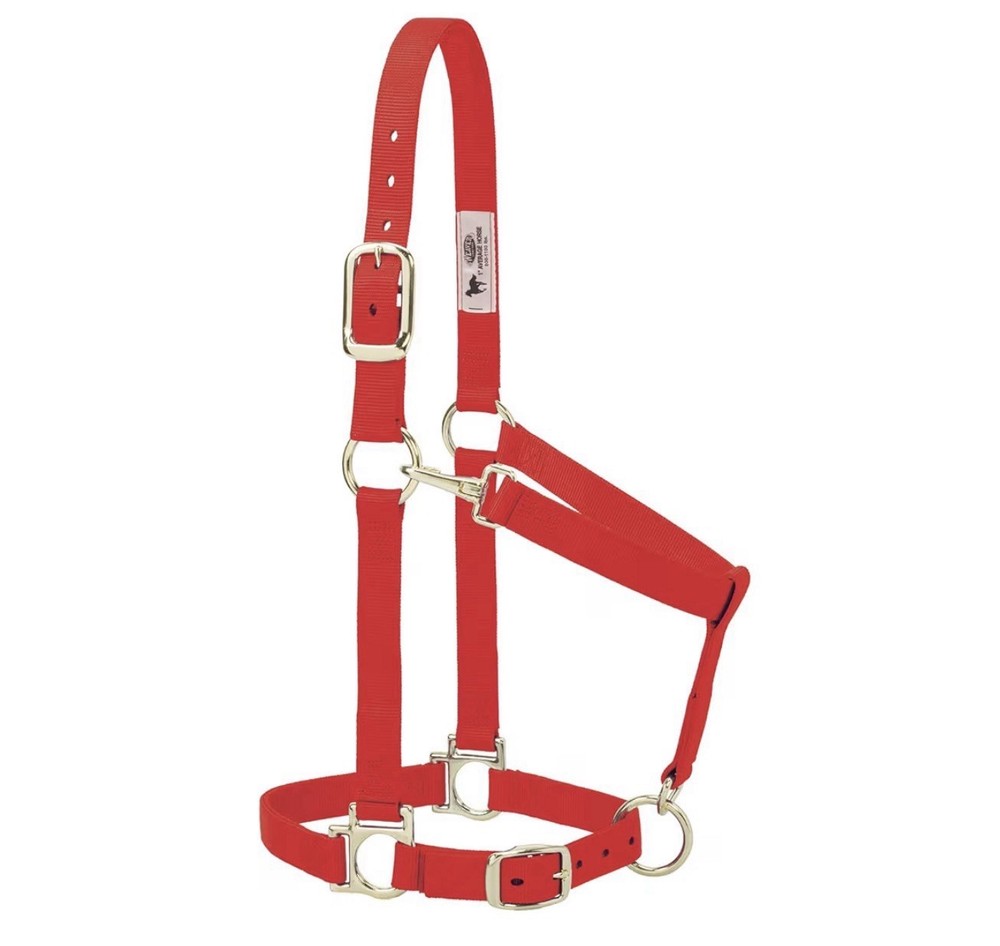 Weaver Leather Original Adjustable Halter Red Large New