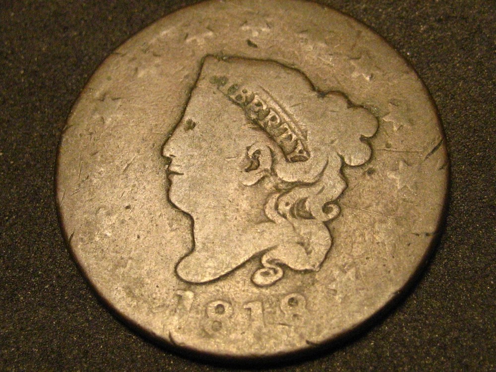 1818 Coronet Head Large Cent