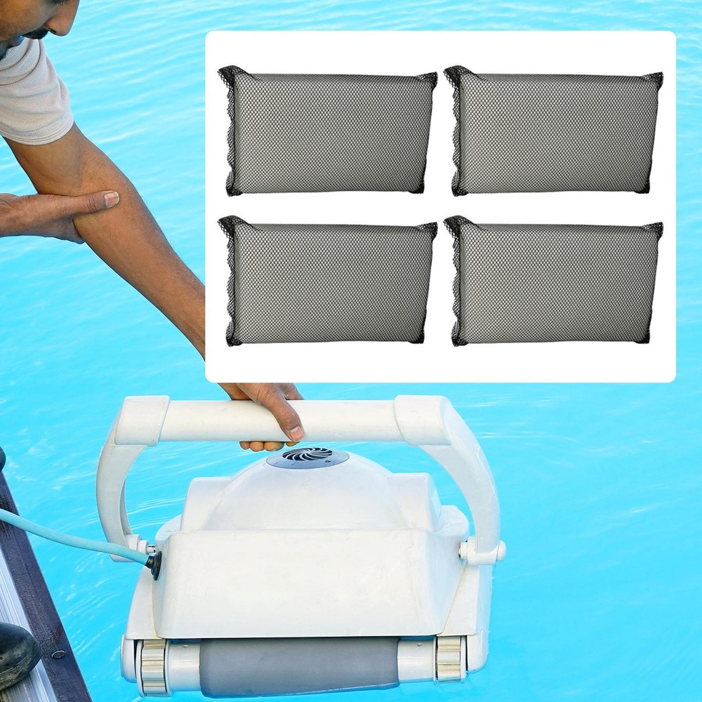 Pool Robot Vacuum Filter Pad 4-Pieces Robotic Pool Cleaner Fine Filter