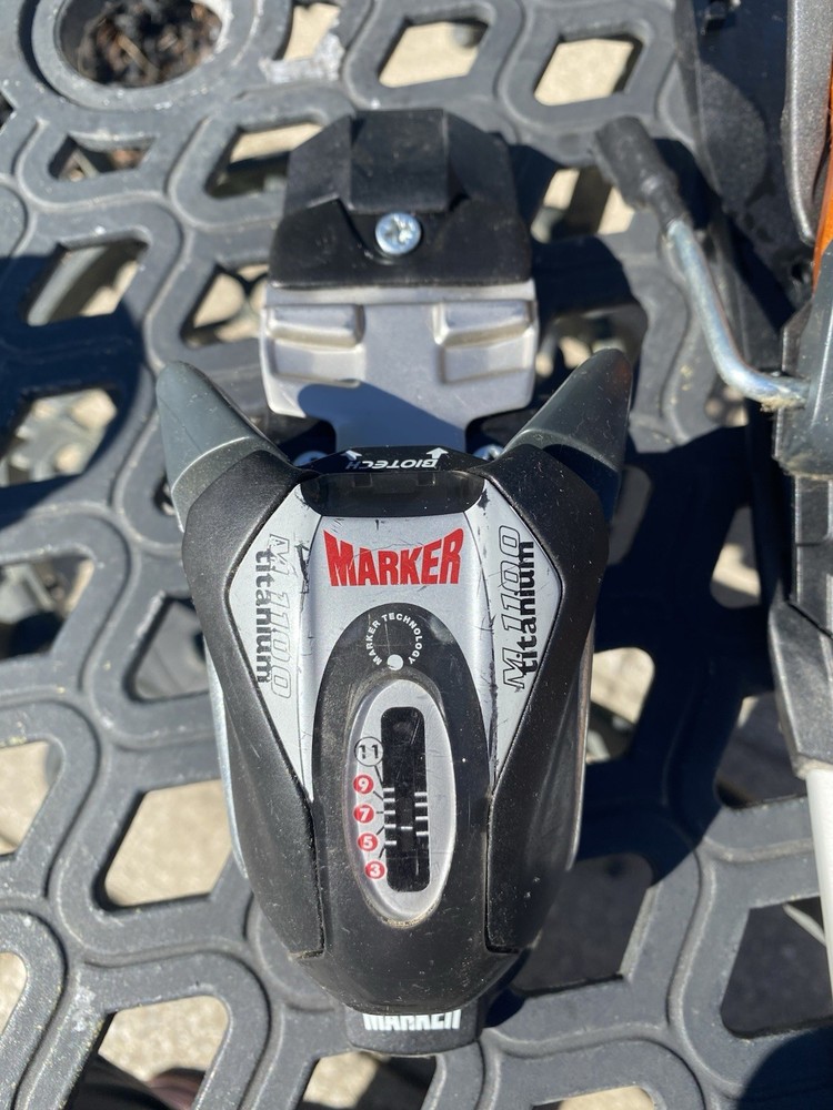 PAIR OF MARKER M1100 CONTACT CONTROL SKI BINDINGS