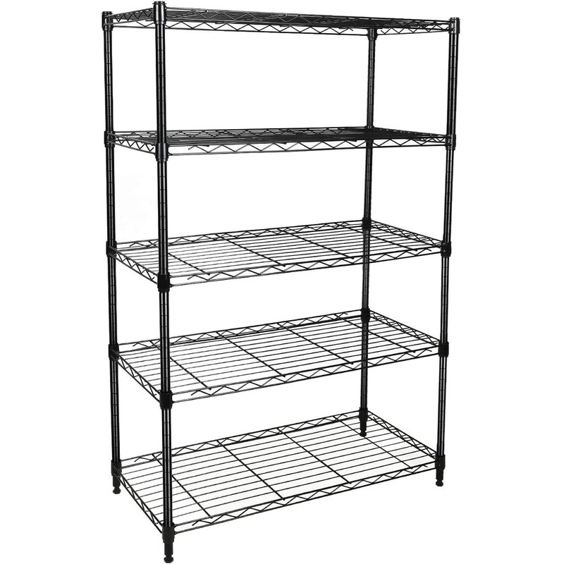 Heavy Duty Steel Shelving Unit Adjustable Storage Solution Tool-Free Assembly US