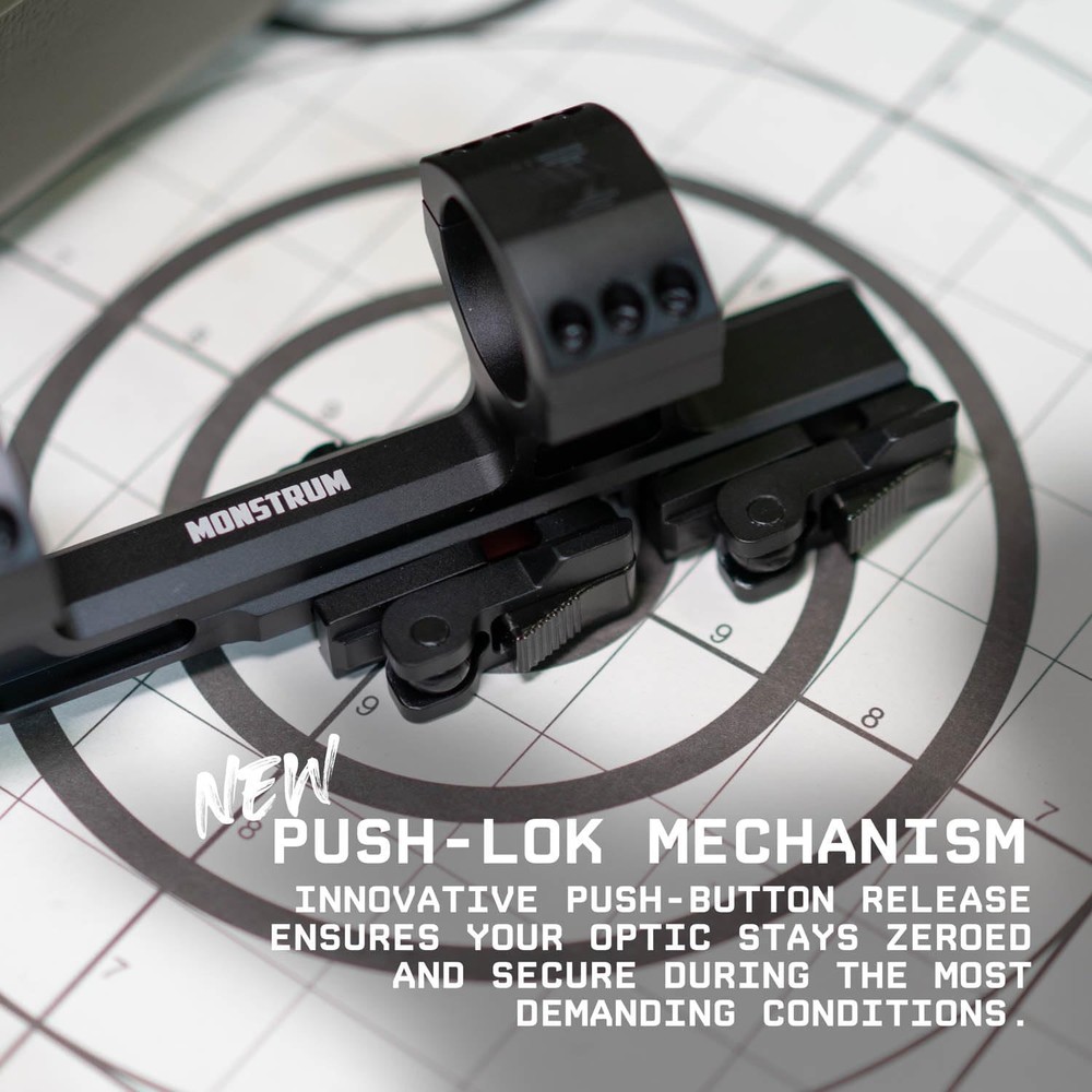 Monstrum Hypergrip Cantilever Scope Mount with Quick Release