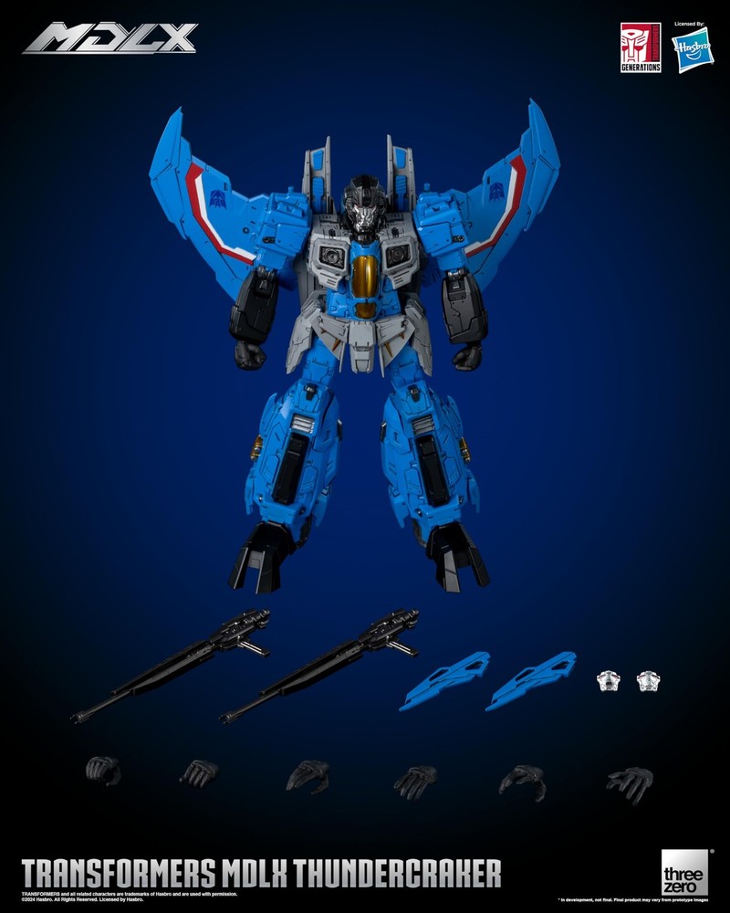 Transformers MDLX Thundercracker Action Figure 7.8 inches, Multicolor