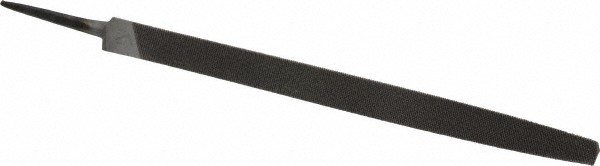 Nicholson 10" Long, Bastard Cut, Triangle American-Pattern File Double Cut, Tang