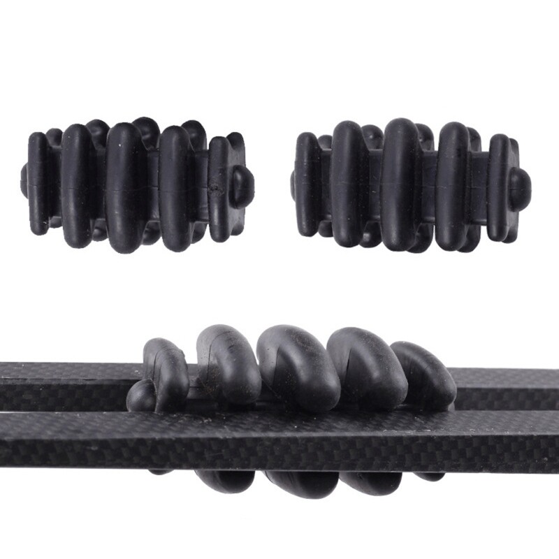 2Pcs Bow Rubber Compound Bow Limb Stabilizer Dampener Absorber