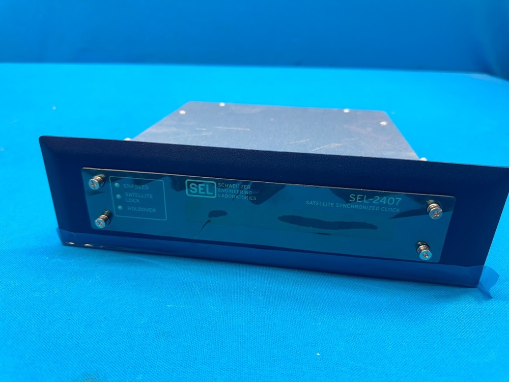Schweitzer Engineering SEL-2407 Satellite Synchronized Clock 240700033