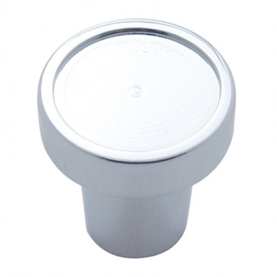 Cigarette Lighter Knob - Blue Aluminum Sticker