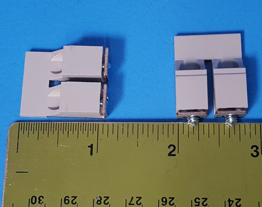 (10PCS) TOP SCREW ON INSERTION BRIDGE, DS16-02P, DINKLE, 2 POLE