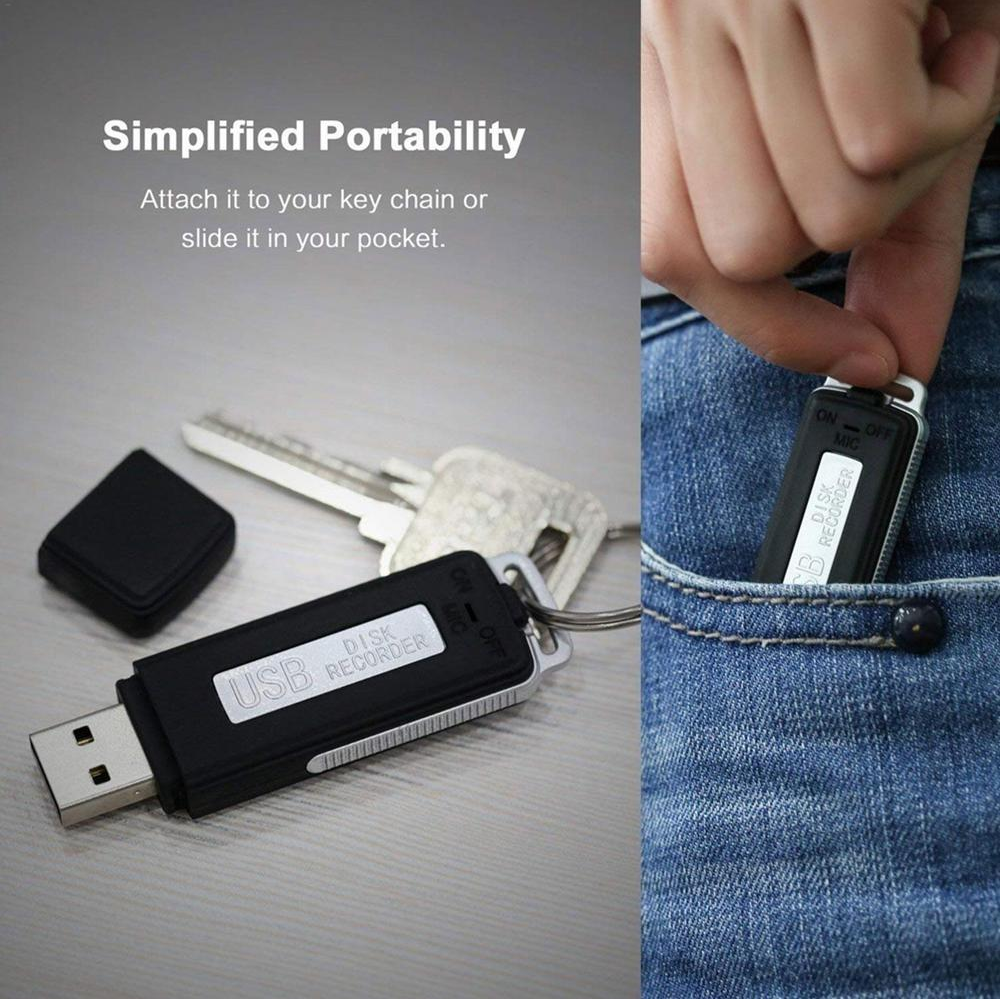 Mini USB Voice Activated Bug Digital Sound Audio Recorder Dictaphone MP3 Player