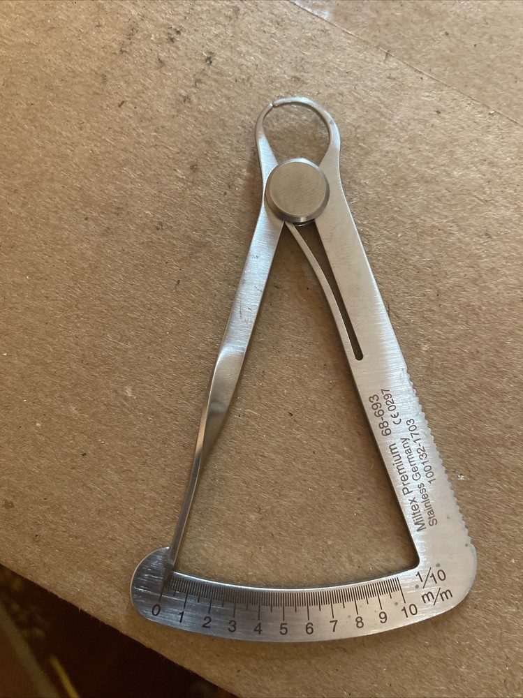 Miltex Spring Caliper, 0-10 mm measuring range