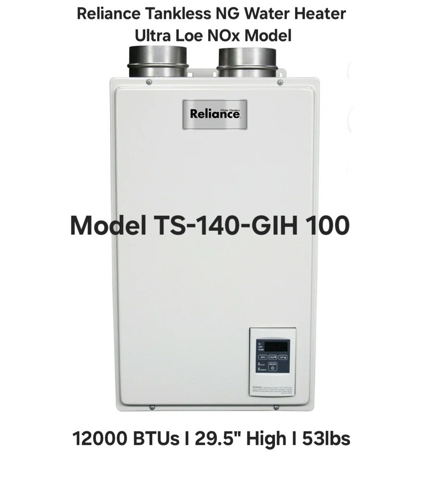 Reliance Natural Gas TS-140-GIH 100