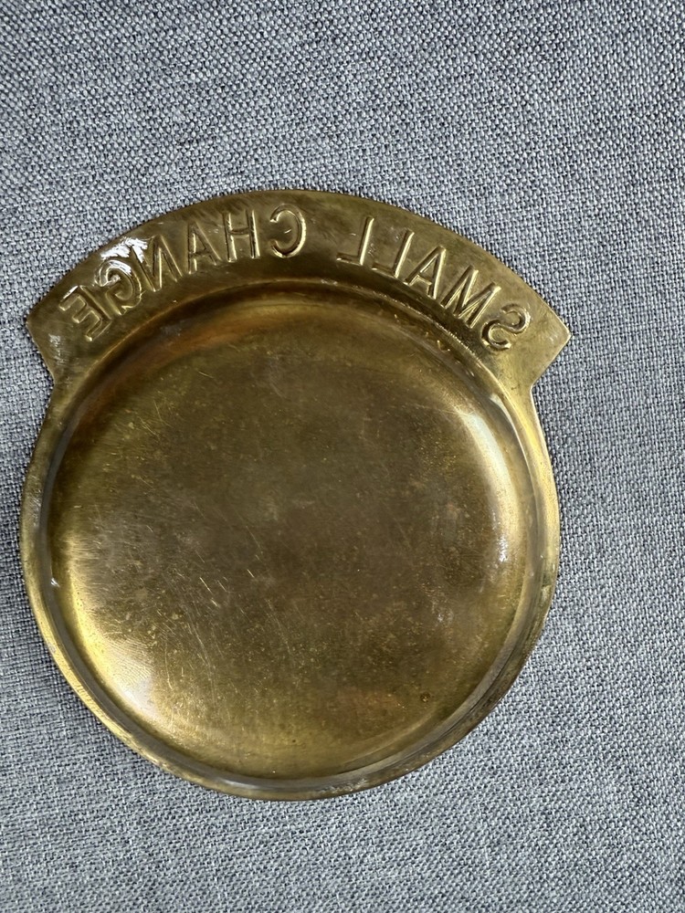 Brass Pocket And Small Change Trinket Trays