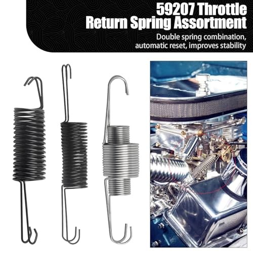 59207 Throttle Return Spring Assortment, Universal Carburetor Return Dual
