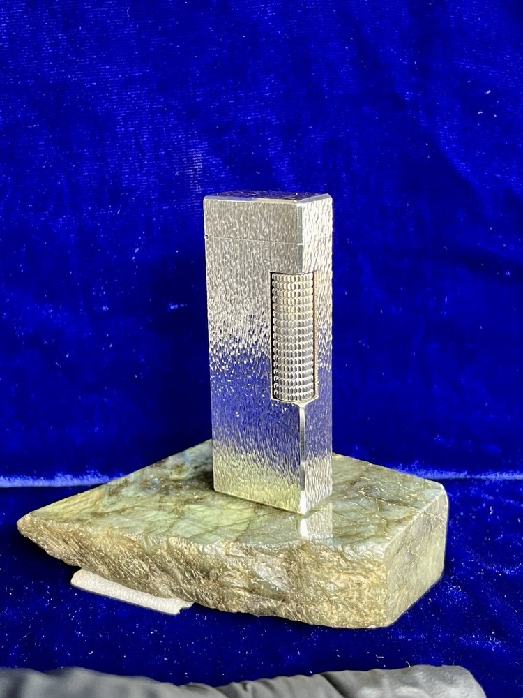 Vintage Dunhill Lighter Silver Rollagas Super Mint Condition Works 1 Year Warran