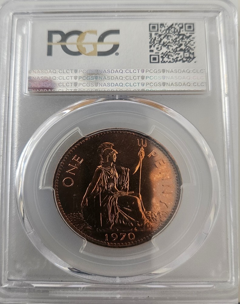 1970 PCGS PR65RD GREAT BRITAIN S-4157 1D