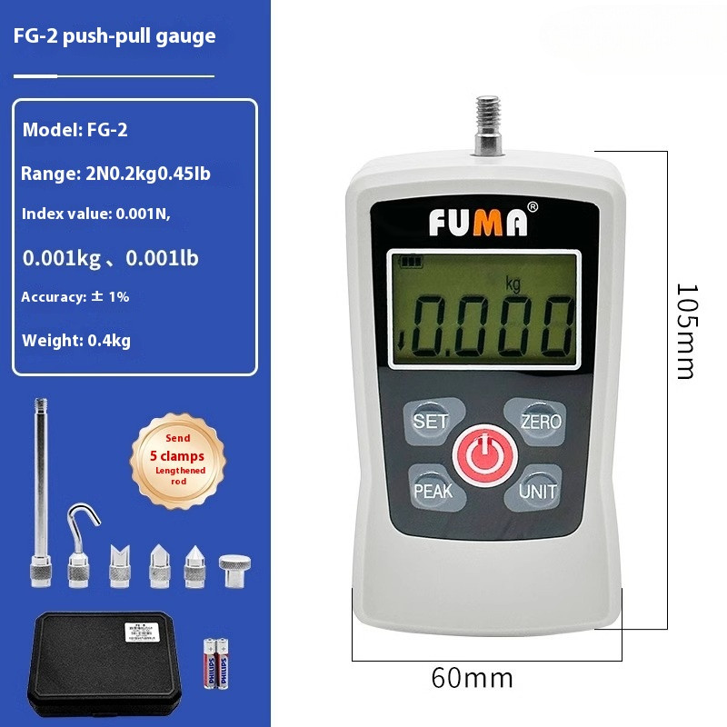 Digital Display Push and Pull Tester Pulling Force Tester Manometer Pulling