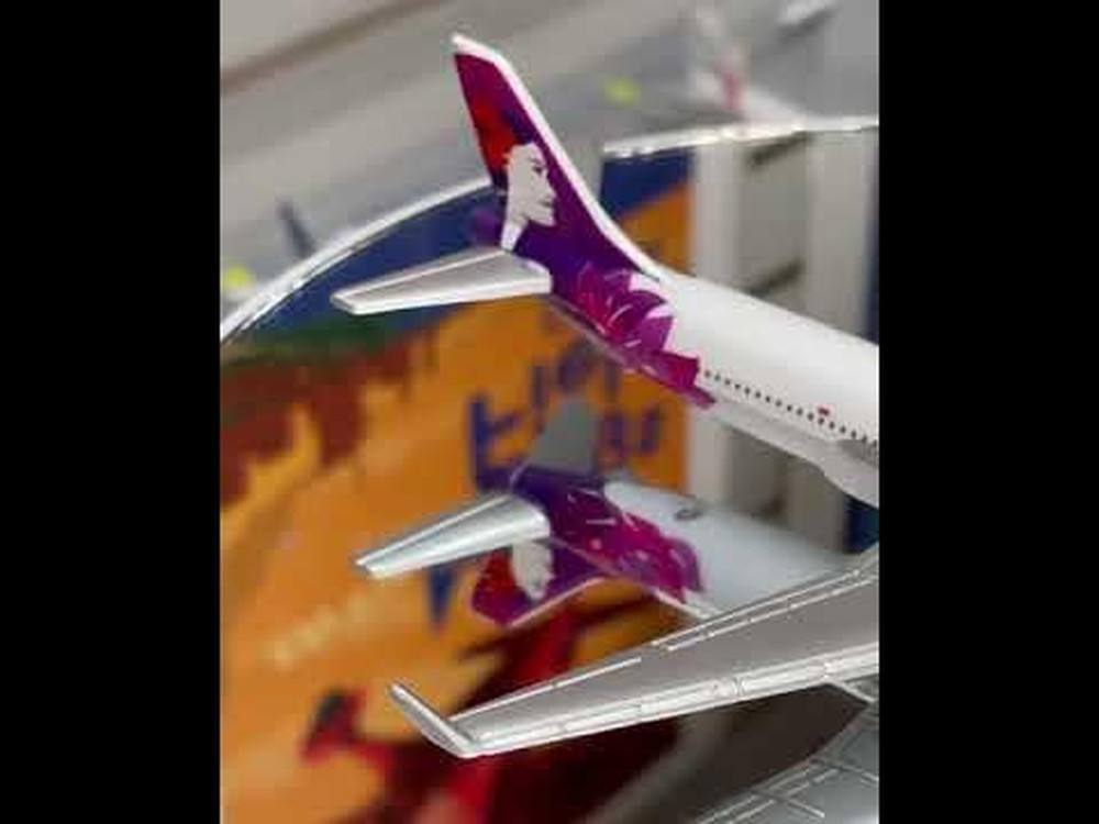 Hawaiian Airlines Single Plane , White