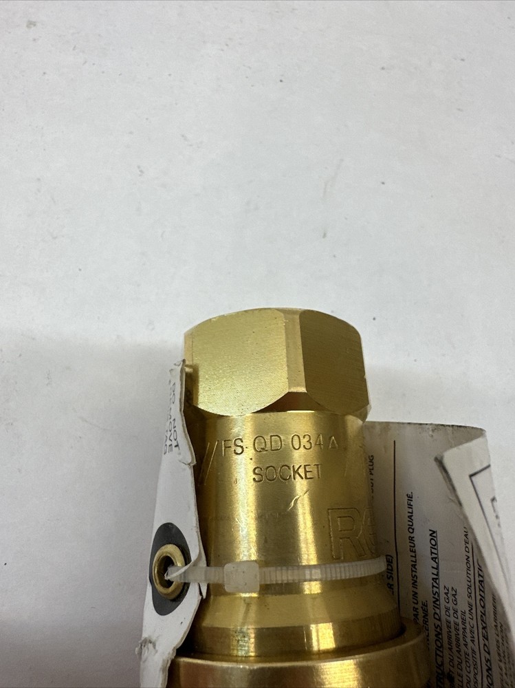 Easyflex FS-QD-034 Brass Quick Disconnect, 1/2”