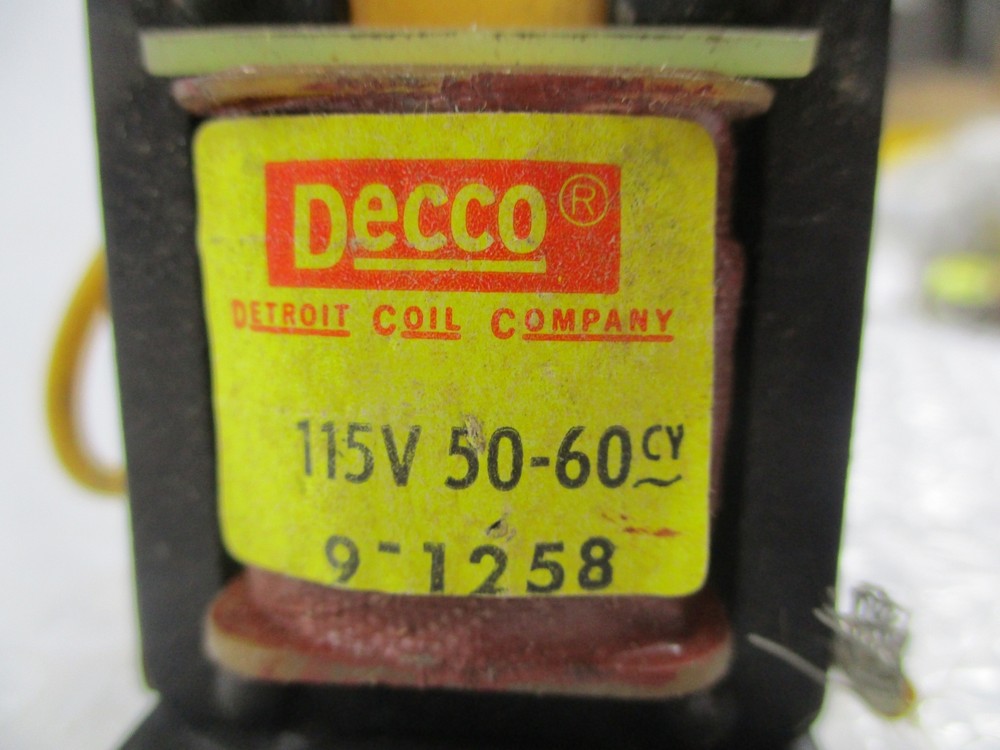 DECCO 9-1258 COIL 115V NSNP