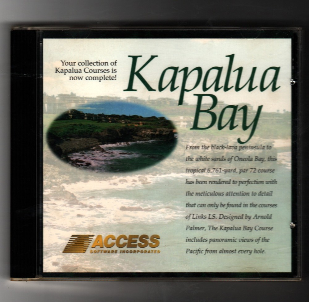 Links LS Edition Kapalua Bay PC CD
