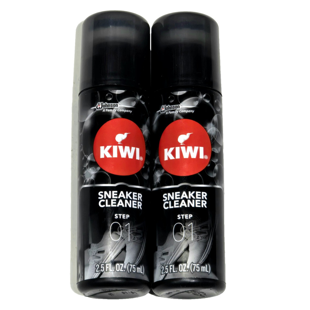2 Pack Kiwi Sneaker Cleaner Step 01 2.5oz.