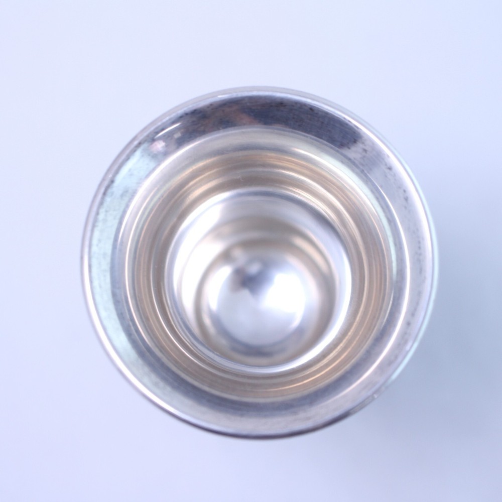 Sterling Silver Kiddush Cup w/ Etched Star of David Design