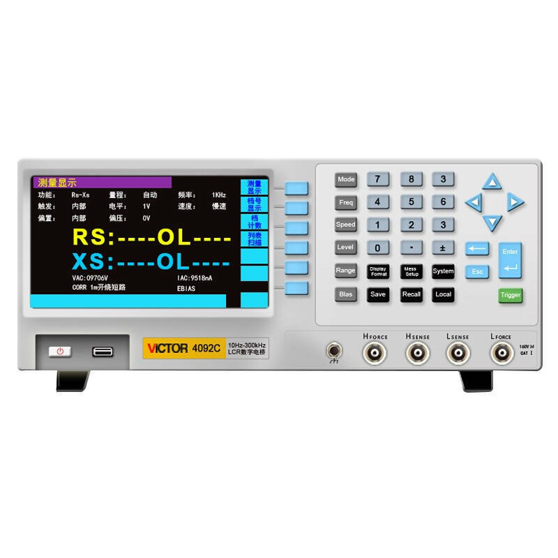 VICTOR 4092C Bench-Type Digital Bridge Capacitance Inductance Test Instrument