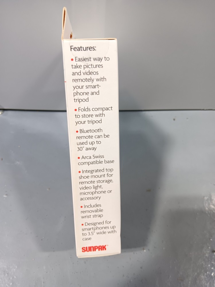 Sunpak Bluetooth Remote With Smartphone Mount