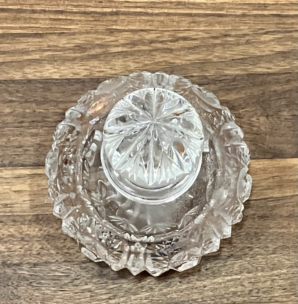 Vintage Cut Crystal Perfume Bottle