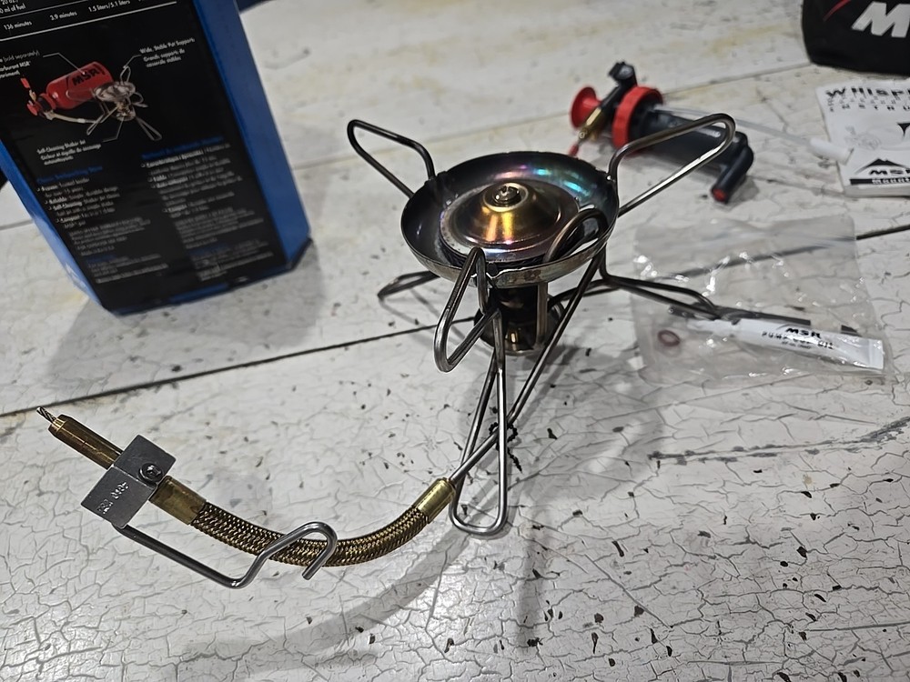 MSR WhisperLite camping stove Used