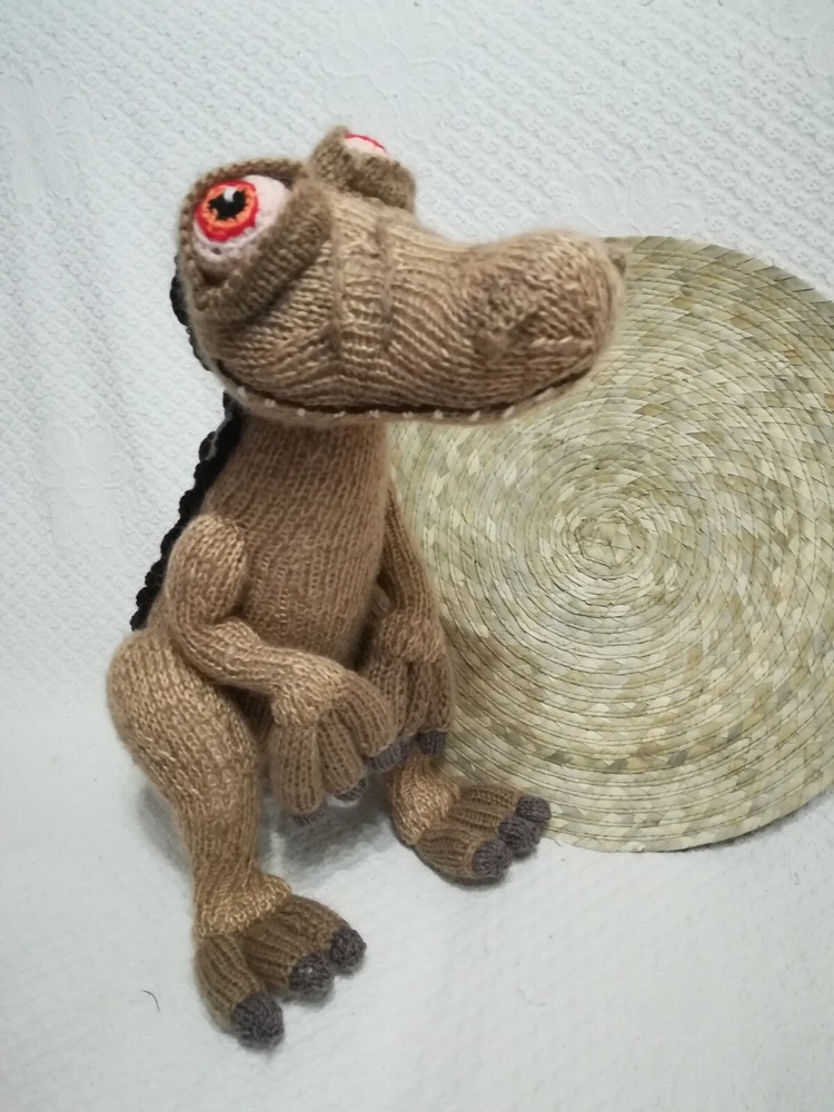 Toy Knitting patterns - set patterns of Sid, Scrat, Rudi based on Ice Age