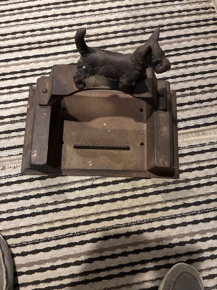 Vintage Cast Iron Terrier Boot Scraper
