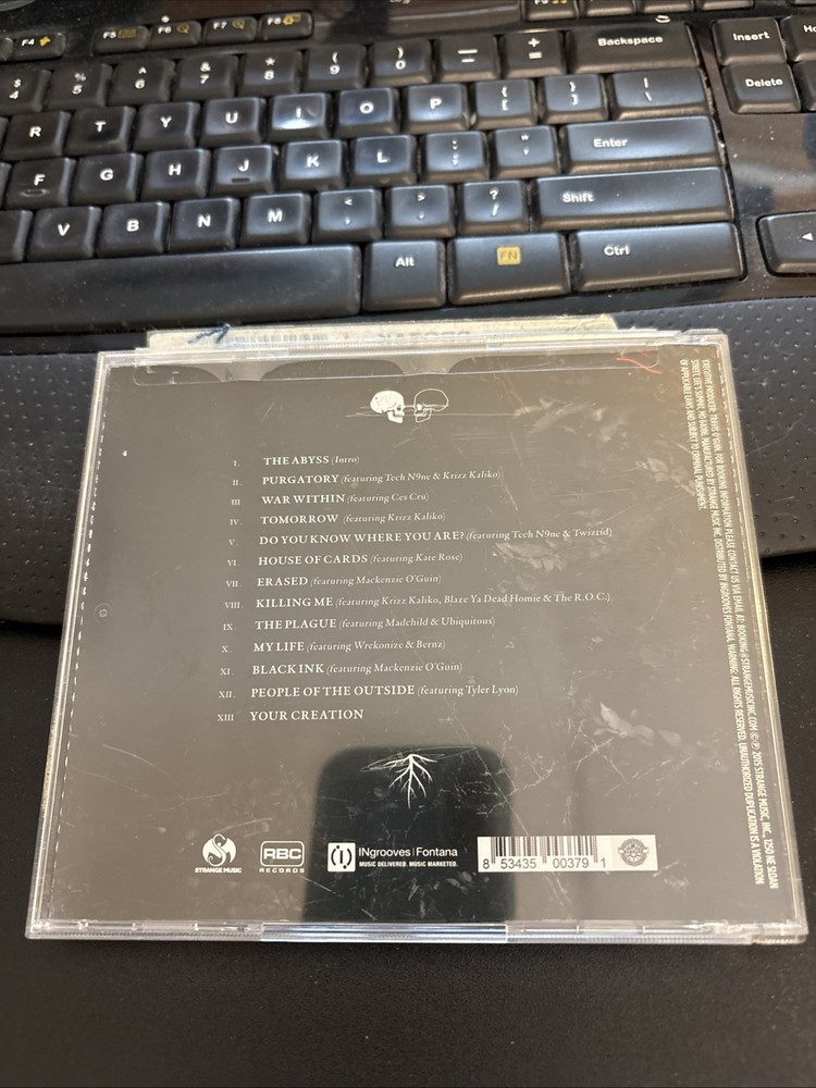 Prozak - Black Ink - Autographed - CD - RARE signed CD only
