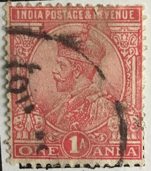 1911 India Revenue Stamp