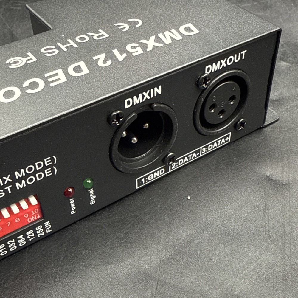 4 Channel DMX Decoder RGBW PWM DMX512 Dimmer Driver LED Strip Light Controller