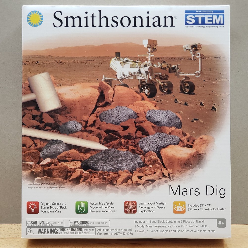 Smithsonian STEM Mars Dig Science Geology Space Exploration