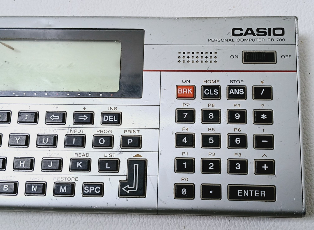 Vintage CASIO PB-700 Vintage Pocket Computer- Not working