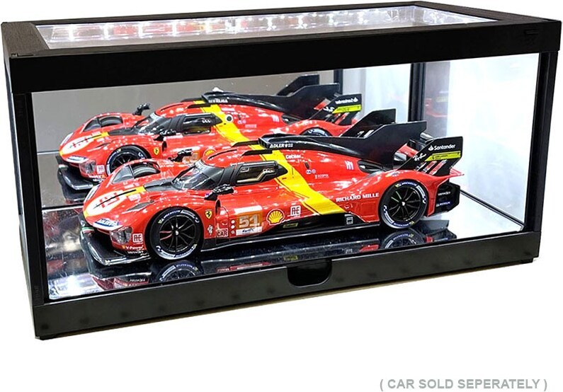 LED-LIGHTED ACRYLIC DISPLAY CASE for 1/18 Scale Models by Display Cases