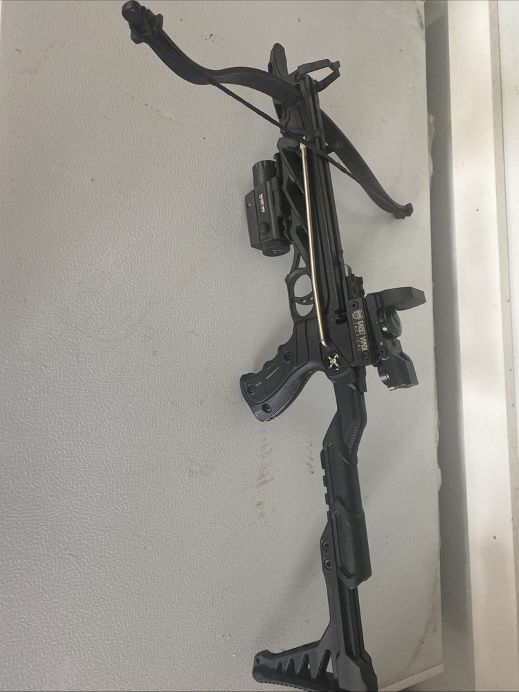 Hell Hawk Crossbow with Scope and Arrows and Accessories Used Great Shape Clean