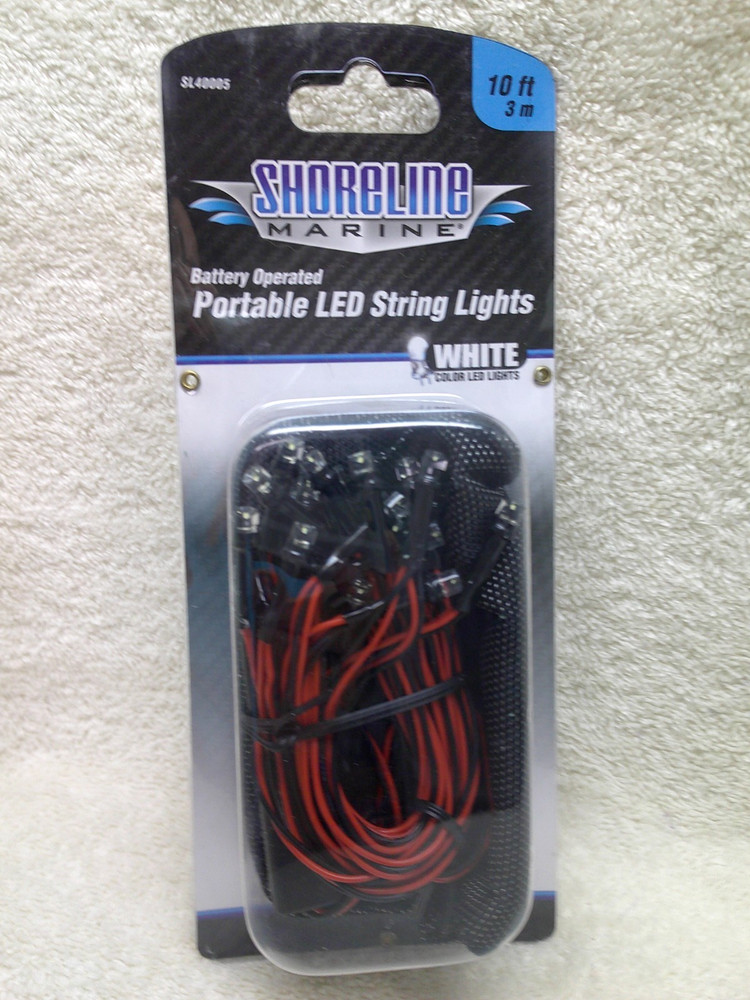 Shoreline Marine Portable LED White String Lights