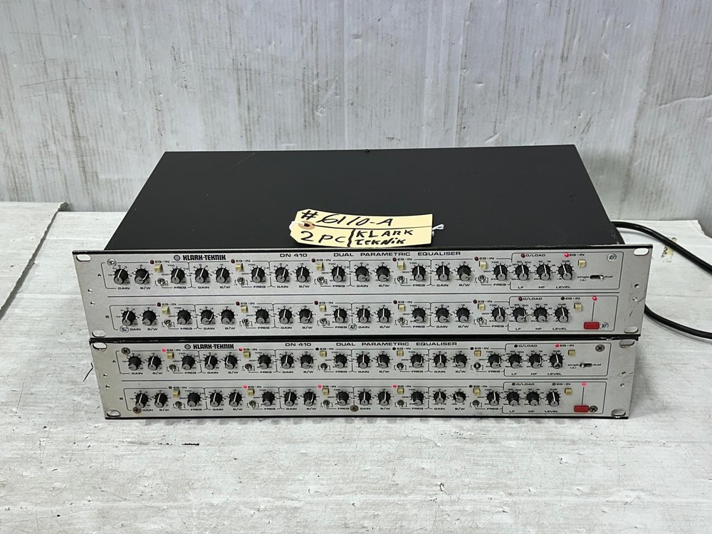 Klark Teknik DN410 Dual Parametric Equalizer #6110-A (One) THS