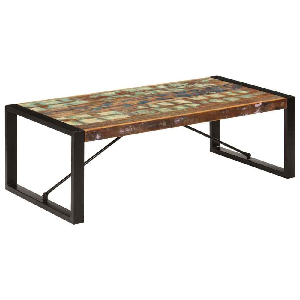 Coffee Table Sofa End Table Side Table Solid Wood Reclaimed 47.2 Inch vidaXL
