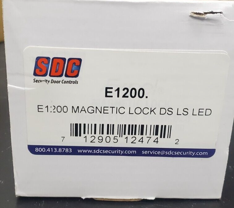 SDC 1200 lb. Magnetic Lock DS LS LED - NEW