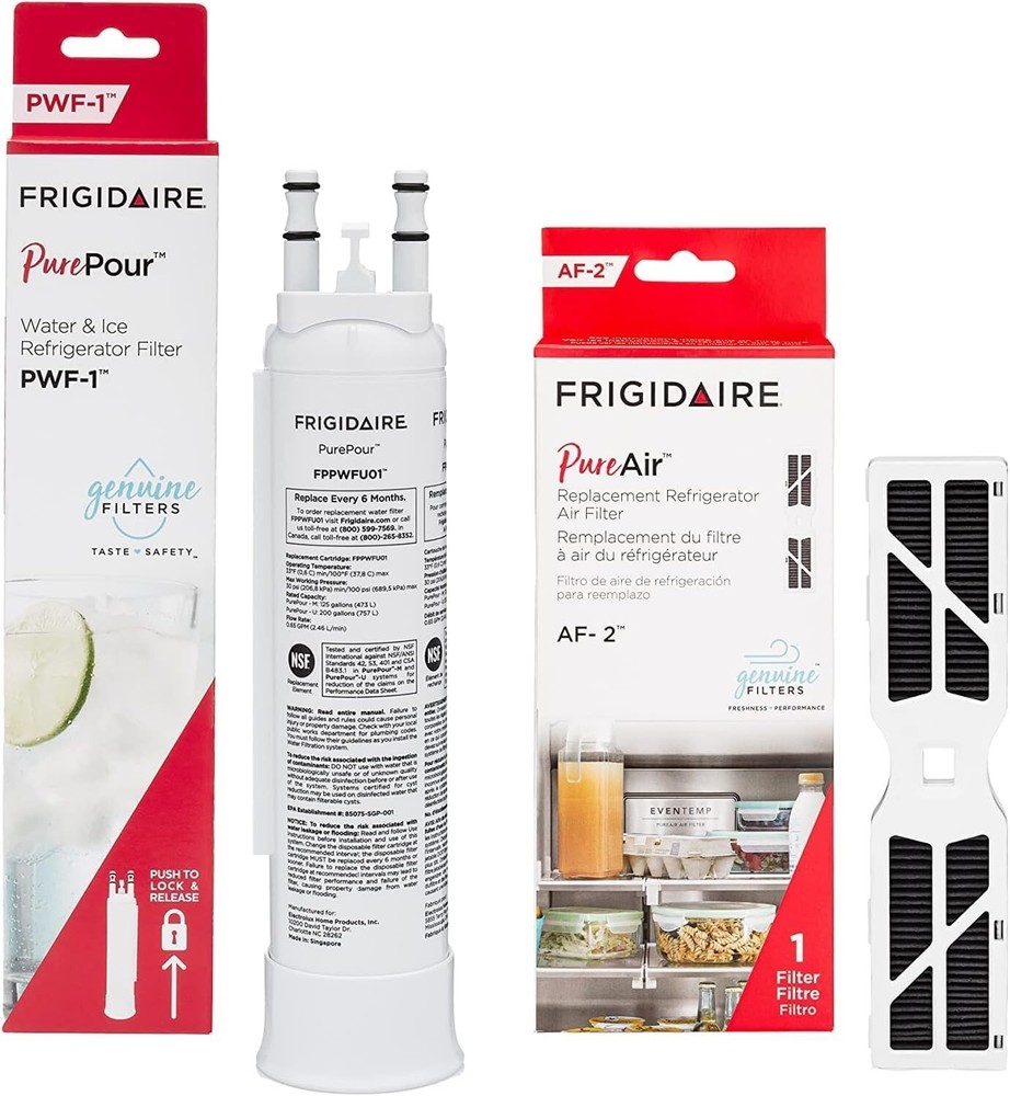 Frigidaire PWF-1 & Pure Air RAF-2 Replacement Water &Air Combo Kit